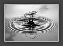 water drop collision