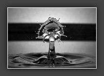 water drop collision